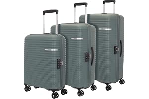 American Tourister Hard PP Check-In Suitcase with TSA Lock, Liftoff+ & 8 Wheel, Trolley Bag for Travel, Travel...