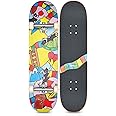 GEEZY Impala Skateboards Kids Adults For Beginners - Suitable For Streets & Skateparks - Canadian Maple Wood, Complete Standard Skate Boards