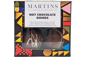 MARTINS CHOCOLATIER Martin's Chocolatier Lot de 3 boîtes de 4 bombes de chocolat chaud avec guimauves