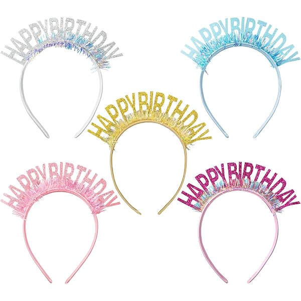 ACO-UINT Goldene Geburtstagskrone Für Mädchen & Frauen – Verstellbares My Birthday Stirnband Mit Strass