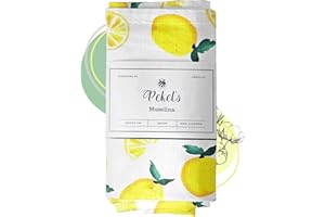 PEKEL'S PEKEL’S Manta Muselina de Algodón 100% - Gasa para Bebé 120x110 cm - Paño Suave para Lactancia - Arrullo para Bebé Recién Nacido, Ultrasuave y Transpirable - Regalo de Baby Shower (Blanco)