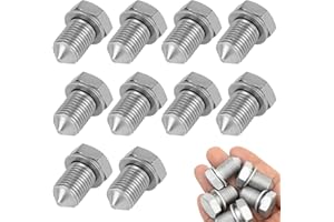 QITIXI:OU 20 Stück Ölablassschraube mit Dichtring, Gewinde M14 × 1,5, Ölschraube Ersatzteile, Ölablassschraube für Autos Kompatibel mit VW Audi SEAT Skoda N90813201, N90813202, N90813203, N90813401