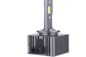 Fixinus D1S LED-Scheinwerferlampen, kabellose LED-Leuchten, Plug-Play, superhell, 6000K, 35 W, 5200 LM Fahrzeug Scheinwerferlampe, 2 Stück