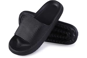 MoneRffi Original Badelatschen Damen Herren,Airfoot Wolkenschuhe Badeschuhe Damen Badeschlappen,Cozy Slides Wolken Schlappen,Hausschuhe Sommer Rutschfeste Pantoletten