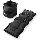 Sporsize Ayak Bileği Ağırlıkları (&Ccedil;İFT SATILIR) &ndash; 0.5kg, 1kg, 1.5kg, 2kg, 2.5kg, 3kg, 4kg, 5kg &ndash; Ayarlanabilir Kayışlı, Mavi 
