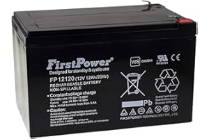 FirstPower Blei-Gel Akku für APC Smart-UPS SC620 12Ah 12V VDs, 12V, Lead-Acid
