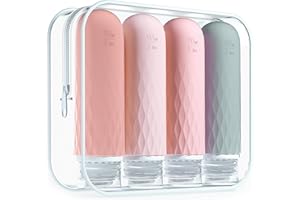 Gemice Silikonowe butelki podróżne 90 ml, 4 sztuki butelek podróżnych do napełniania, nie zawierają BPA, dopuszczone przez FDA, do napełniania żelem pod prysznic, balsamem