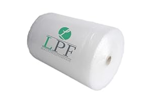 ‎LPF DIELUFTPOLSTERFOLIE LPF dieLUFTPOLSTERFOLIE | Luftpolsterfolie 50cm x 25m Rolle - Verpackungsfolie Luftpolster Rolle Polsterfolie Knallfolie Polstermaterial Transparent