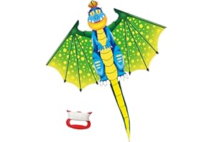 YONGNKIDS Aquilone per bambini Bambini Adulti Giochi da spiaggia all'aperto facili da pilotare, Borsa regalo con manico e cordino per aquiloni - Facile da montare e trasportare