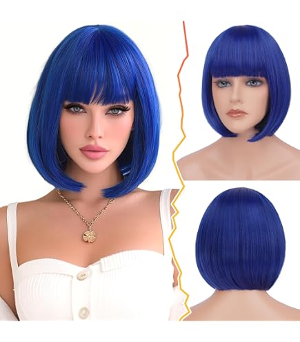 Perruque Femme Grise Cheveux Lisses - Modèle Brenda 51 - Synthétique, Courte, Taille Moyenne