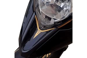Resin Bike naklejki moto kompatybilne z Suzuki V-Strom 650 XT ABS 2020-2021 Czarny. Ochrona os?ony silnika przed uderzeniami i zadrapaniami. Samoprzylepna naklejka 3D z ?ywicy - ?ó?ty metaliczny.