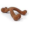 Nylabone Ergonomic Hold & Chew Wishbone Power Chew Durable Dog Toy Bison Flavor Large/Giant, Brown (NWB314P)