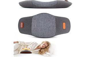 ‎USUIELIGHT USUIELIGHT Elektrisches Lendenkissen mit Wärme & Vibrationsmassage, Orthopädisches Memory-Schaum-Kissen – Lendenwirbel-Stütze gegen Rückenschmerzen, für Bürostuhl, Auto, Bett & Sofa