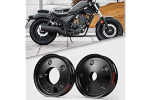 WOOGA Fascette copriruota per Ho&n&da Rebel 250 CMX300 CMX500 copriruota Anteriori Posteriori CMX 250 300 500 Rebel Black Armor Coprimozzi Ruota Protezioni Cerchioni