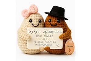 PATATE POSITIVE Patates Amoureuses© | Cadeau Romantique | Elle & Lui | Idee Couple | Saint-Valentin Anniversaire Mariage Noces | I Love You | Souvenir Relation | Homme Mari Femme Fiance | Fete Cœur | Surprise Amour