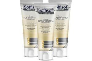 Soffisof Crema Dermoprotettiva 3x200ml - 3x Pasta Barriera per Anziani, Allettati, Disabili e Neonati - Crema con Ossido di Zinco, Protezione da Arrossamenti e Irritazioni