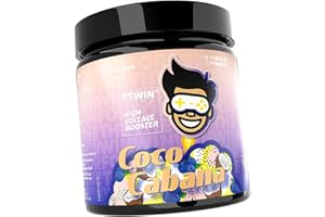 ‎EURHOVITAL FTWIN® Nutrition Gaming Booster | Reflex, Focus, Energy, Endurance | 40 Servings | Vegan | Für Gamer und E-Sportler | Perfekt für lange und intensive Gaming-Sessions (320 g, Coco Cabana)