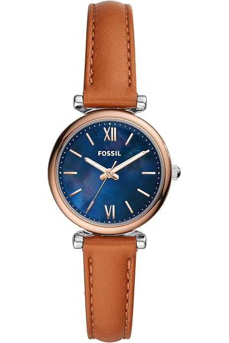 Fossil Carlie Mini Three-Hand Stainless 