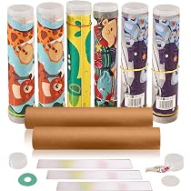 IKeelo – Lot De 12 Kaléidoscopes – Motifs Cartoon – Couleurs Arc-en-ciel – Dès 3 Ans – Cadeaux De Fête