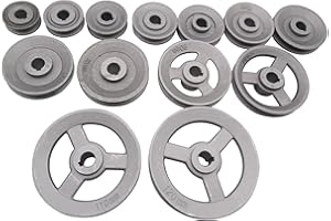 CKPSMS Marca: 1 polea de motor de embrague de agujero interior de 15 mm #KP-19155 compatible con/repuesto para máquinas de coser industriales (120 mm)