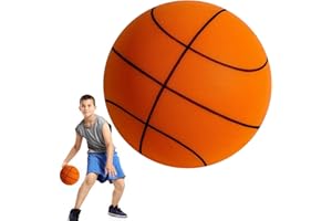 FENYTAY Silent Basketball, Bouncing Ball Silent Basketball, Uncoated High Density Foam Ball, Indoor Training Ball, Soft, Flexible, Lightweight And Easy To Grip, Foam Basketball Dribbling Indoor Quiet Sports
