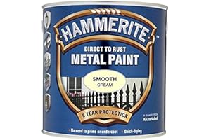 Hammerite Sfcr750 750 ML Direct sur Rouille Finition Lisse – Crème