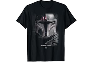 Star Wars The Mandalorian Big Face Poster Camiseta