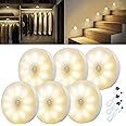 innolife Motion Sensor Lights Indoor,Battery Powered Rechargeable Smart LED Magnetic Night Light for Stairs,Living Rooms, Bathrooms, Hallways, Closets, Kitchens, Under Cabinets(6 Pack)…