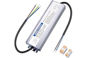 Karyoosi Impermeabile IP67 Trasformatore 220 12V 200W, Alimentatore 12V 16.6A, LED Driver per illuminazione a LED da interni ed esterni