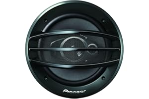 Pioneer TS-A2013I 3-drożny głośnik współosiowy (500 W), 20 cm, mocny dźwięk, membrana IMPP zapewnia optymalny bas, moc znamionowa 80 W, głębokość wbudowania 89 mm, czarny, 2 głośniki