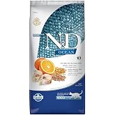 N&D Ocean Kuru Kedi Maması, Morina Balığı, Kıl&ccedil;ıksız Buğday, Yulaf ve Portakallı, Yetişkin, 5 kg