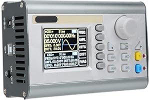 EUJGOOV JDS2900-60M Signalgenerator DDS Funktion Niederfrequenz Signalgenerator 2CH Funktion Signalquellen mit beliebiger Wellenform AC100-240V(EU Plug)
