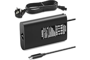 VUOHOEG 65W Laptop Ladekabel USB C Netzteil Kompatibel für Dell Latitude 5420 5410 5520 5320 5440 7490 7420 7410 7320 7370 XPS 12 13 9250 9350 9360 9370 9380 Chromebook 3100 5300 Typ C Ladegerät Adapter