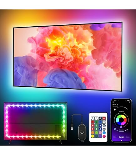 Lot de 2 bandes de rétroéclairage LED 48 LED compatibles