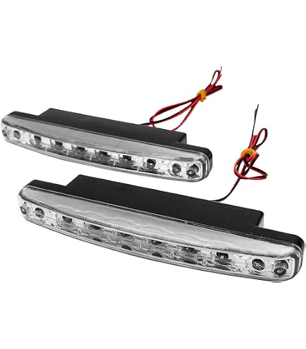 Feux De Jour LED DRL Pour Audi Q7 - Clignotants Jaunes Inclus - Neuf Avec Contrôleur - 6000-6700K
