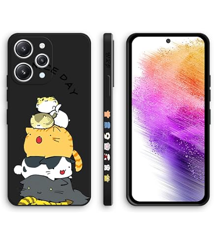 Custodia PAIX In Silicone Per Xiaomi Redmi Note 12 Pro 5G – Design Gatto Animato, Morbida E Anticaduta, Colore Bianco - 5