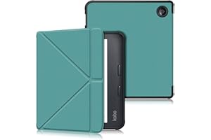 Xuanbeier Custodia in TPU per Kobo Libra 2 2021/Tolino Vision 6 2021 Sottile e Leggera,Verde Malachite