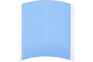 Kopinma 36 Stk. Perücken Kleber Streifen, Wasserdicht und Schweißfest, Hair Extensions Ersatzklebeband, Ultra-Haftende Doppelseitige Klebebänder, Lace Front Walker Tape, hellblau