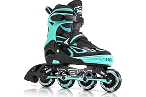 2PM Sports Ajustables Patines en Línea para Niñas y Niños Mujer Hombre, Tallas 30-33, 34-37, 38-41 y 42-44