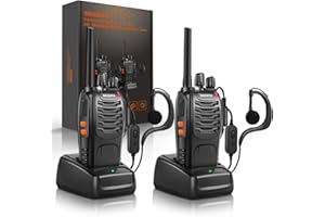 SKONTA Walkie Talkies Pack of 2, Walkie Talkies for Adults with Rechargeable Batteries, for Camping Hiking Travel Work Communication