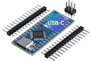 ‎AZDELIVERY AZDelivery AZ-Nano V3-Board Zestaw z Przyłączem USB-C | Atmega CH340 Chip | Kompatybilny z Arduino i Arduino Pro Micro | W Zestawie E-Book