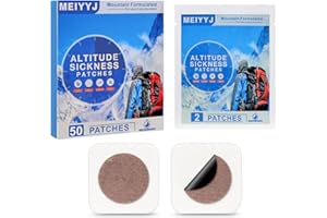 MEIYYJ Altitude Sickness Prevention Patches,Effective Supports High Altitude Acclimation, Boosts Oxygen Intake &Rapid Supports High Altitude Acclimation,Fast High Altitude Relief, Pack 0f 50