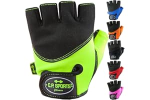 C.P.SPORTS C.P. Sports Iron Glove Guante de Entrenamiento de Color cómodo Guantes de Fitness para Hombres y Mujeres, Guante de Fitness, Entrenamiento de Fuerza, musculación