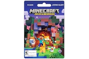 Minecraft Java & Bedrock Edition Bundle PC Code (No CD/DVD)