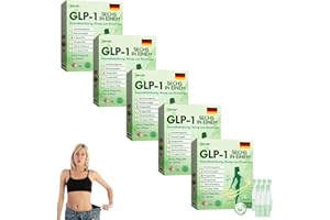 SUNCY HHVB GLP-1 SECHS-IN-EINS Gesundheits-Oral-Liquid, HHVB GLP-1 Orale Lósung, Glp1 orale flüssigkeit, HHVB GLP1 Tropfen, Natürliche GLP-1 Peptid Komplex Serum für alle Körpertypen (5 Stk)