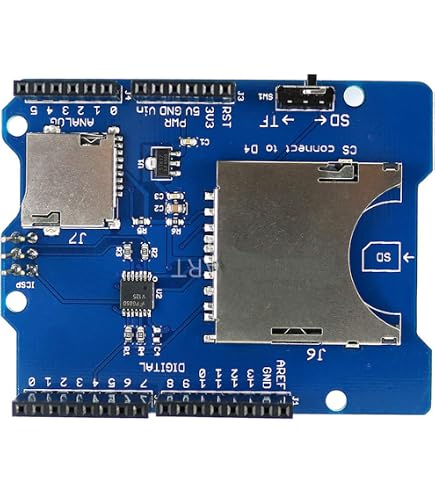 5pcs Micro SD Storage Board Tf Card Reader Memory Shield Modulo Spi For Arduino