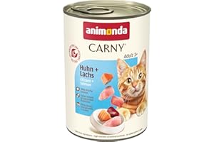 Animonda Carny Adult Karma dla Kotów, Kurczak/Łosoś, 6 x 400 g