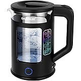 Electric Kettle, 1.7 Litre, 3000W Fast Boil Glass Electric Tea Kettle, Cordless BPA-Free Hot Water Boiler with Auto Shut-Off 