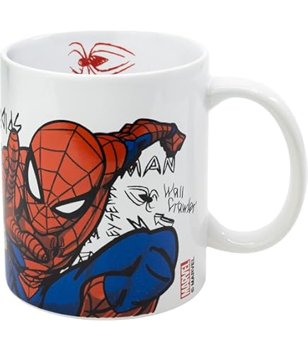 Spiderman Trinkbecher Für Kinder - 360ml Mit Deckel, Strohhalm & 3D Figur