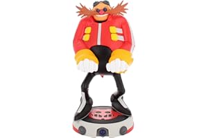 Cableguys Modern Dr. Eggman Controller Holder & Phone Stand - Gaming Accessories for Room and Desk Setup, Holder Compatible with Xbox, PlayStation & Most Standard Game Controllers